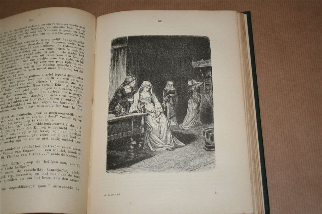 Walter Scott. De talisman. Antiek boek, ca. 1925., Antiek en Kunst, Antiek | Boeken en Bijbels, Ophalen of Verzenden
