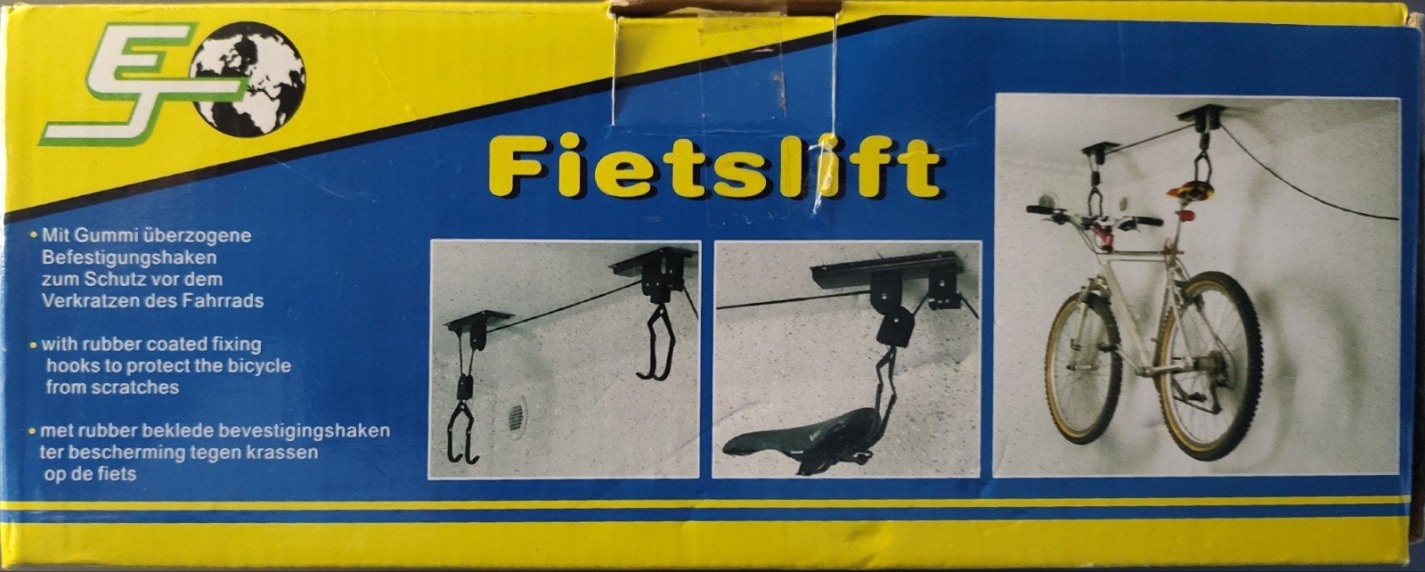 fietslift, Ophalen, Zo goed als nieuw