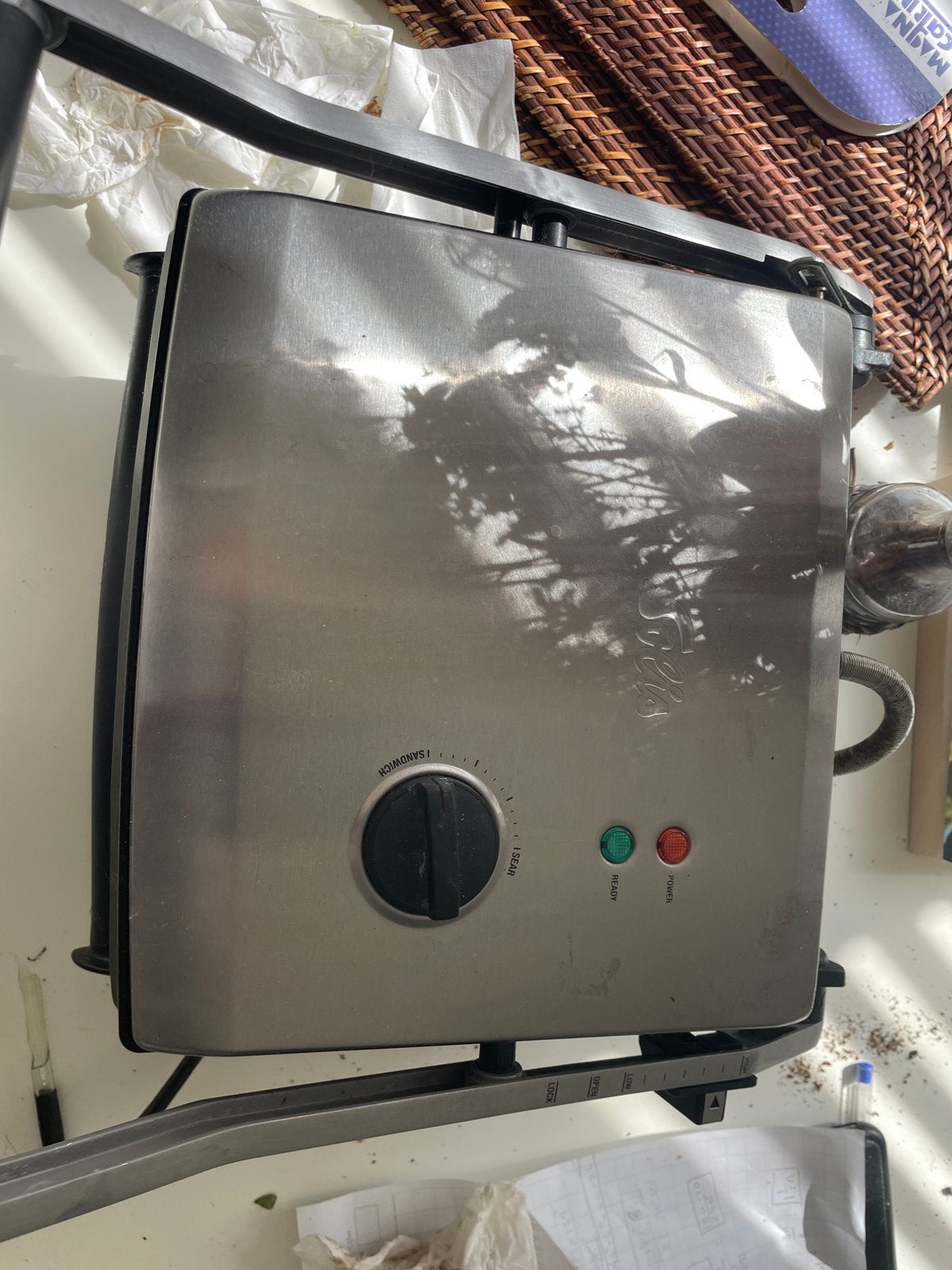 Solis Grillmaster Compact Grill - perfect, Ophalen of Verzenden, Gebruikt
