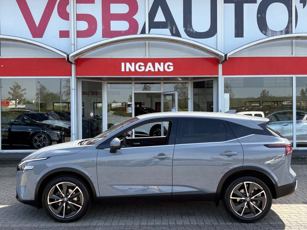 Nissan QASHQAI 1.3 MHEV 158PK AUT. CAMERA NAVI CARPLAY AIRCO, Automaat, Gebruikt, Huisgarantie, Met garantie (alle)