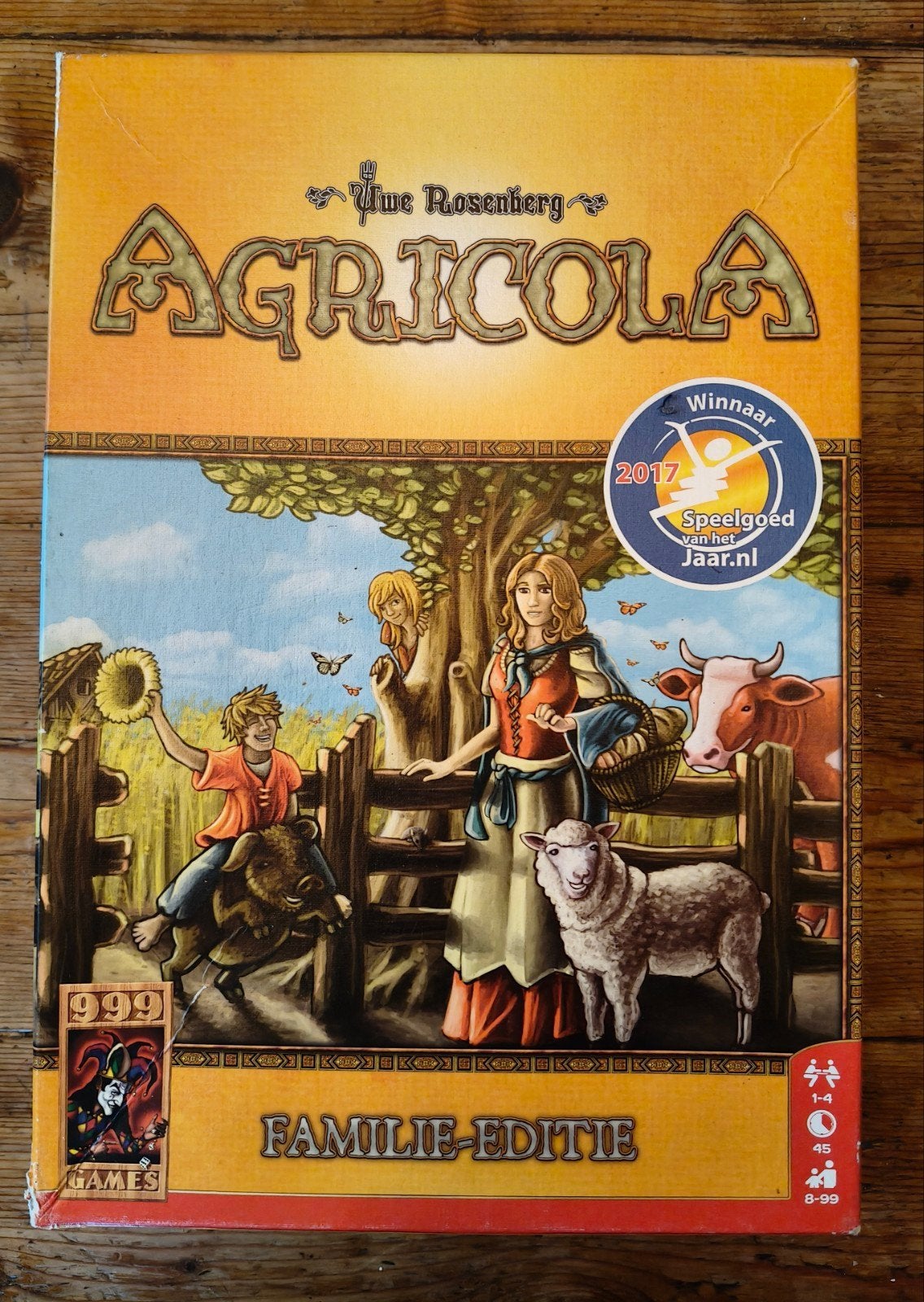 Agricola Familie-Editie, Een of twee spelers, Ophalen of Verzenden, Gebruikt, 999 Games