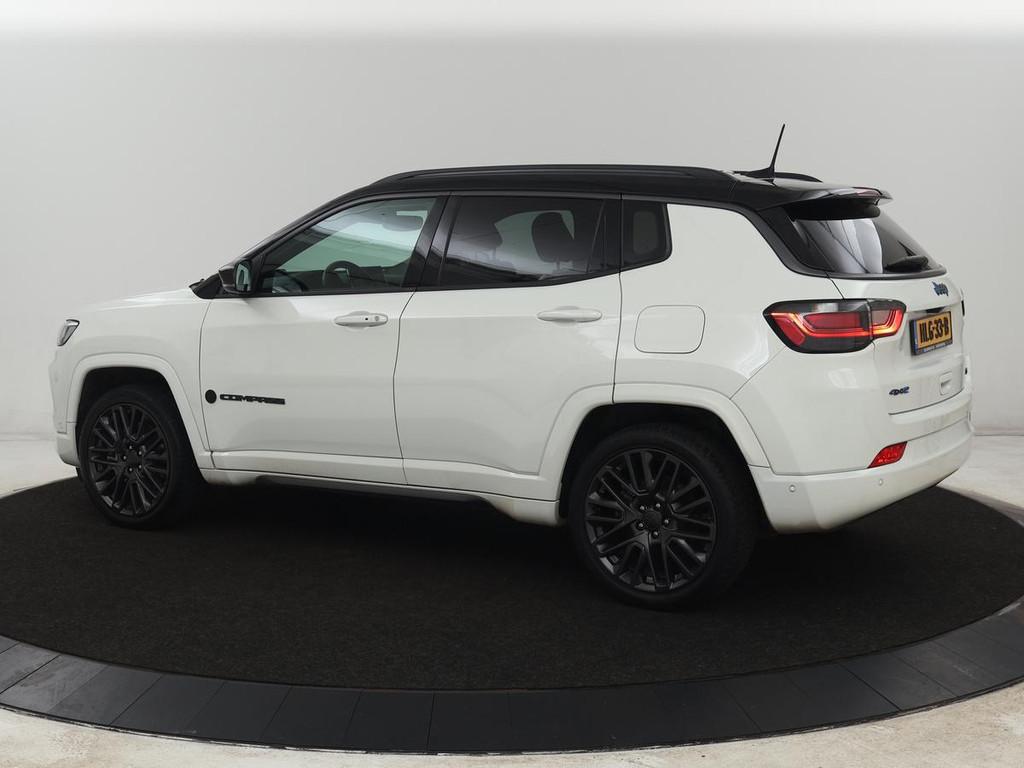 Jeep Compass 4xe 240 Plug-in Hybrid Electric S | Leder | 360, Auto's, Jeep, Automaat, Automatische klimaatregeling, 4 cilinders