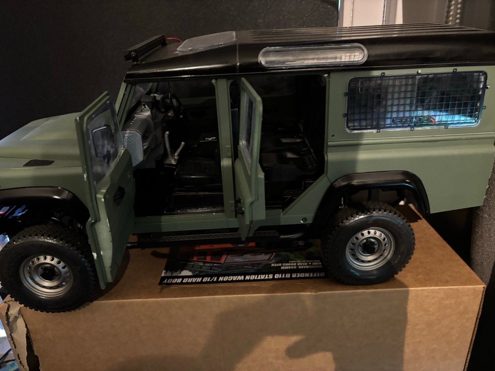 Boom Racing D110 Leaf Version RC Auto - Zo goed als nieuw, Auto offroad, Zo goed als nieuw, Schaal 1:10, Ophalen