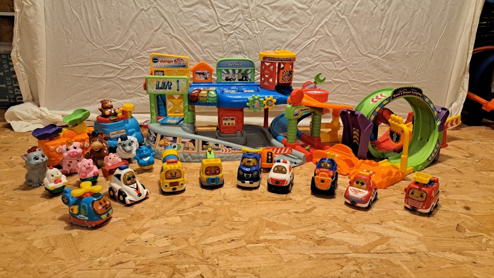 VTech Toet Toet Auto's en Zoef Zoef Dieren collectie, Kinderen en Baby's, Speelgoed | Vtech, Ophalen, Zo goed als nieuw