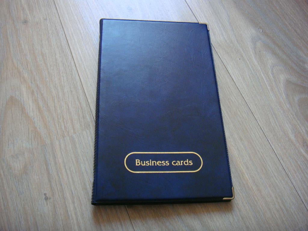 Visitekaartjes Houder Map 176 Kaartjes Business Card Holder, Ophalen of Verzenden, Zo goed als nieuw