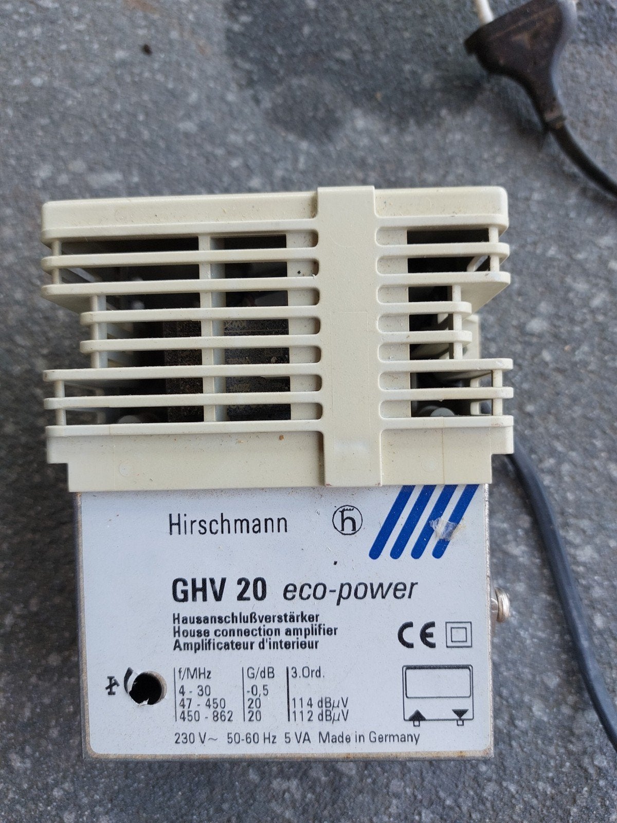 Hirsman antenne versterker GHV 20, Ophalen of Verzenden