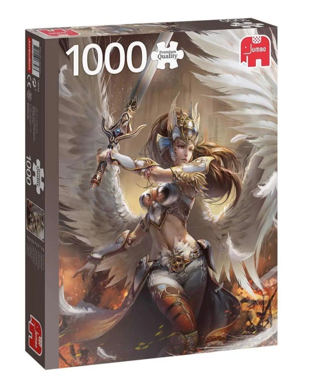 Nieuw in seal, prachtige legpuzzel Angel Warrior, Ophalen, 500 t/m 1500 stukjes, Nieuw