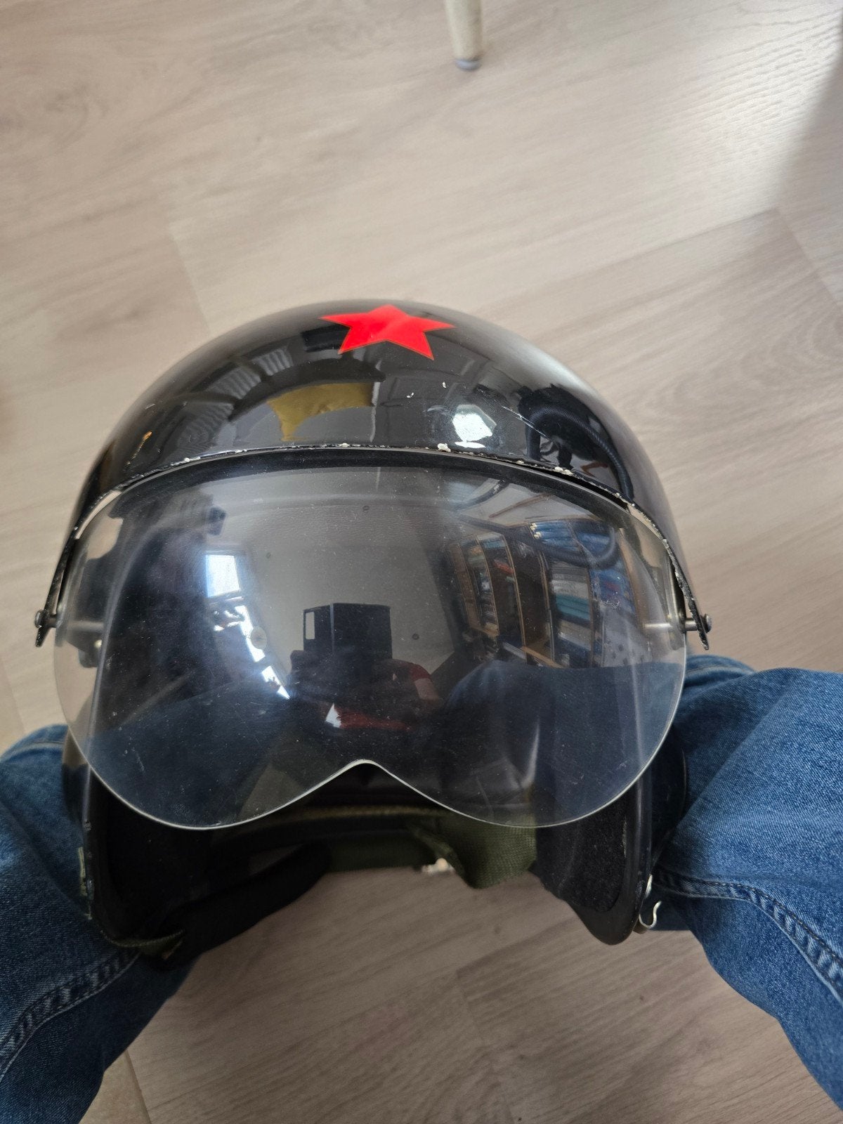 Replica straaljager / piloten helm, Ophalen of Verzenden