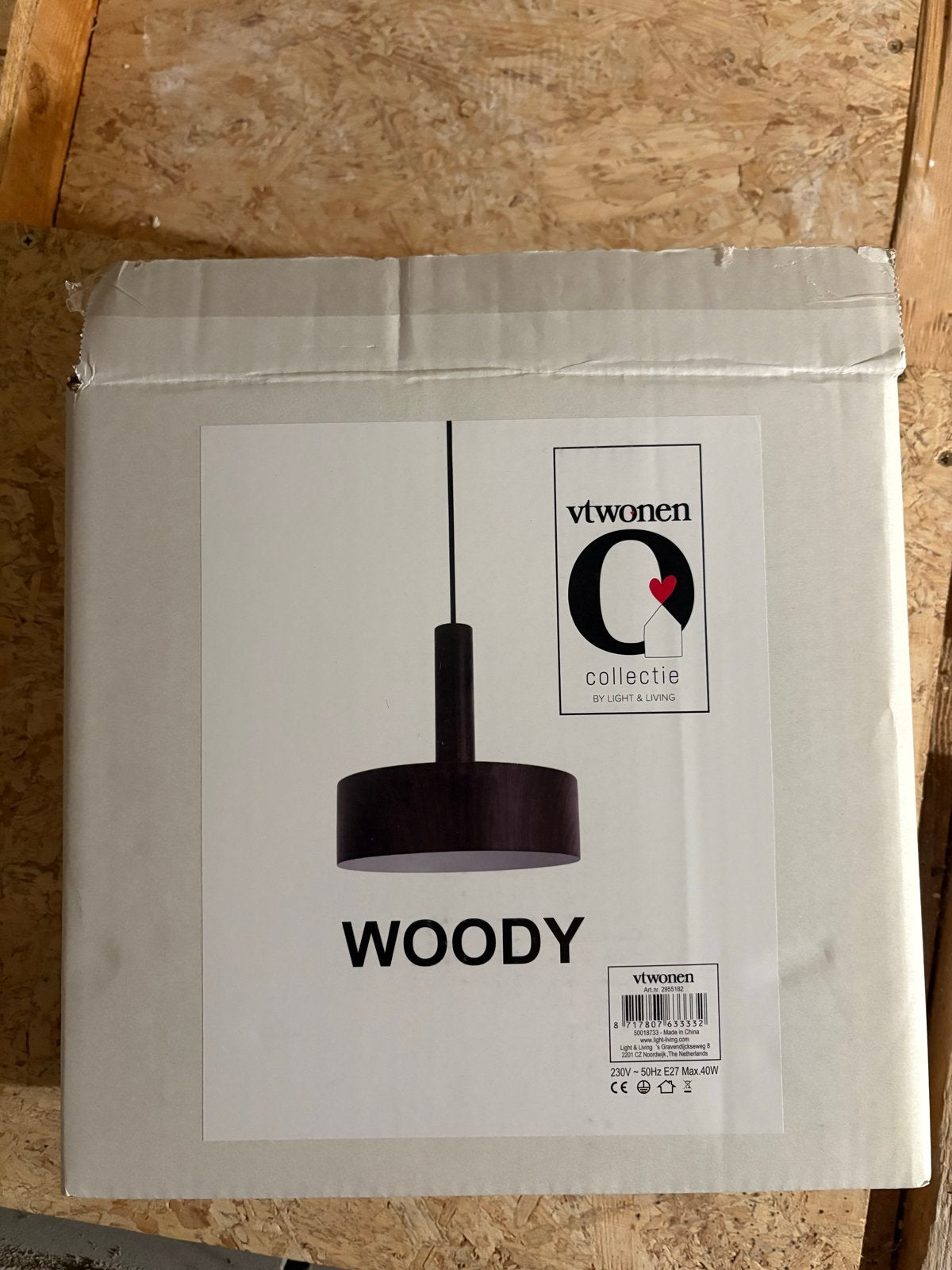 VTwonen hanglamp Woody (nieuw), Ophalen of Verzenden, Nieuw, Metaal