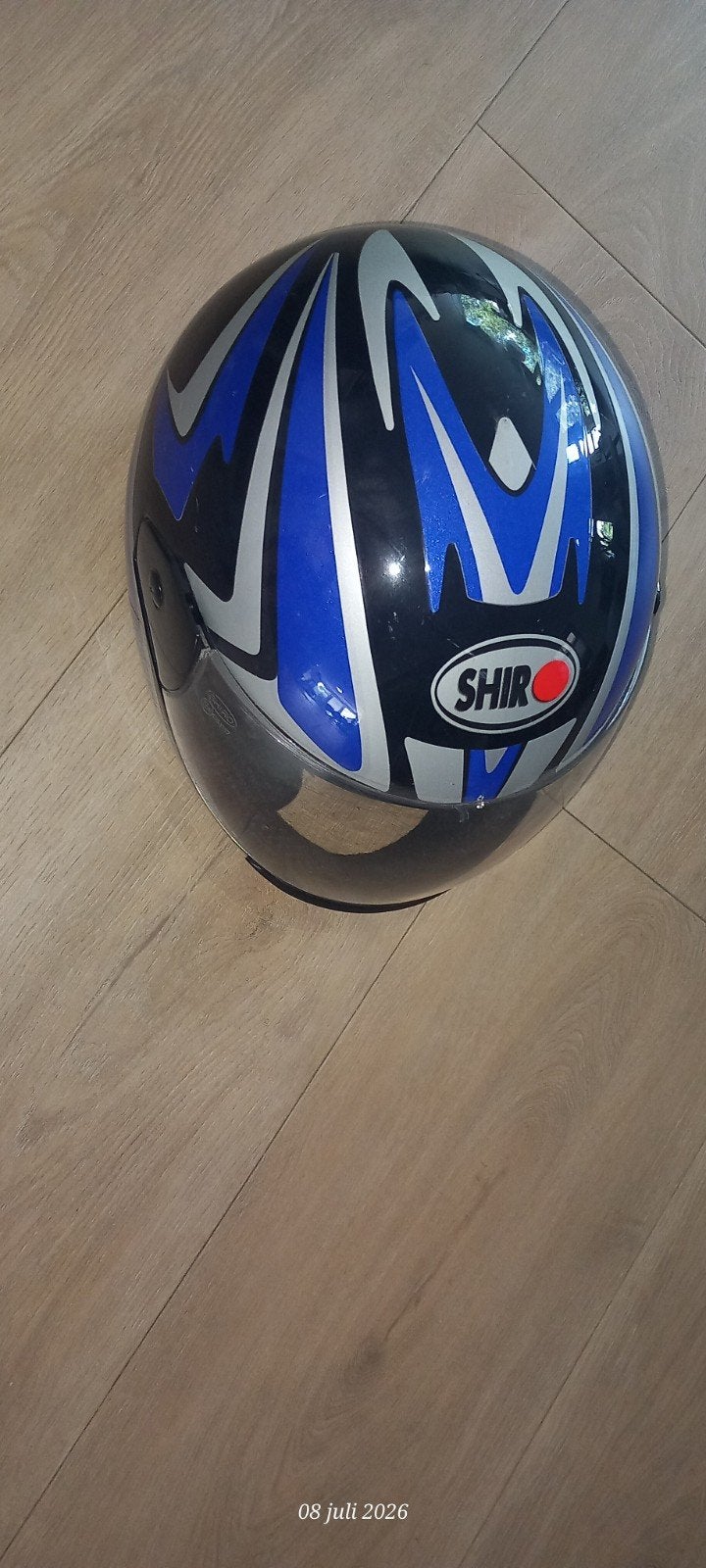 Shiro bromfiets integraalhelm - Maat 59-60 (L), Ophalen