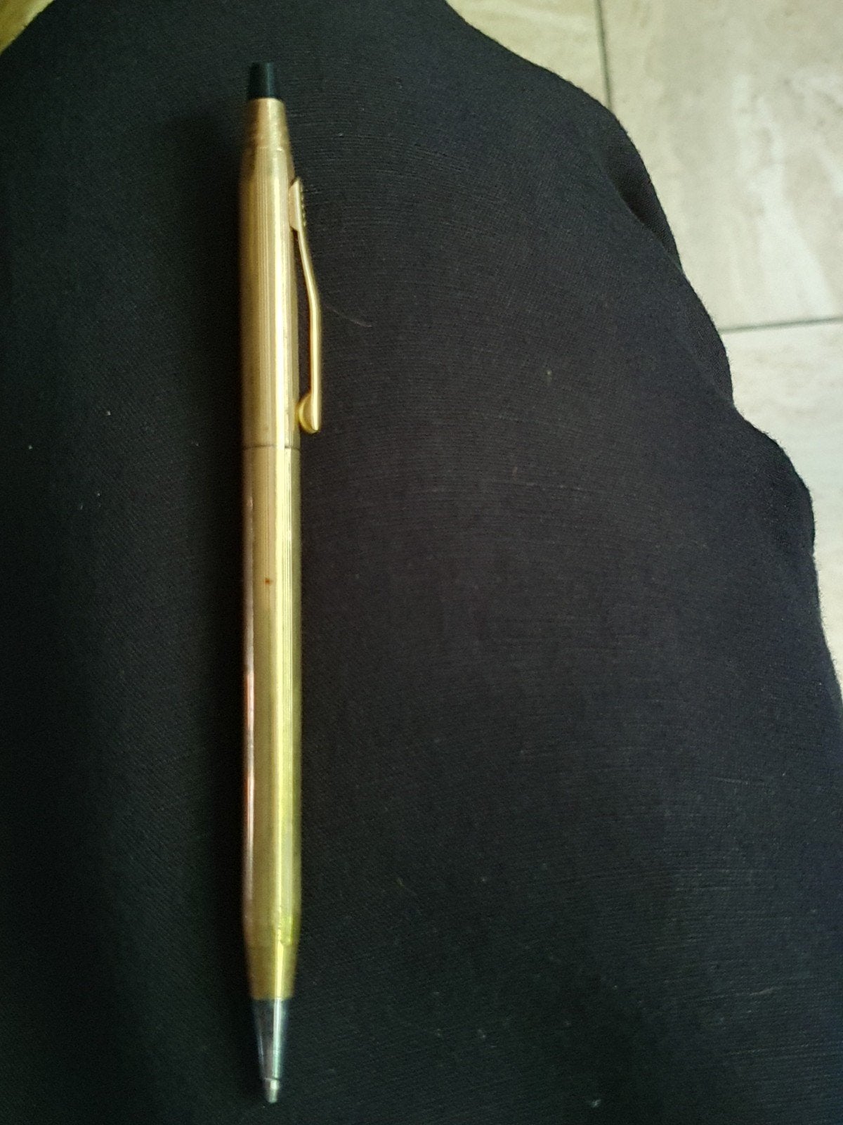 Cross 12K Gold Filled Balpen - Zo goed als nieuw, Ophalen of Verzenden, Zo goed als nieuw, Balpen, Cross