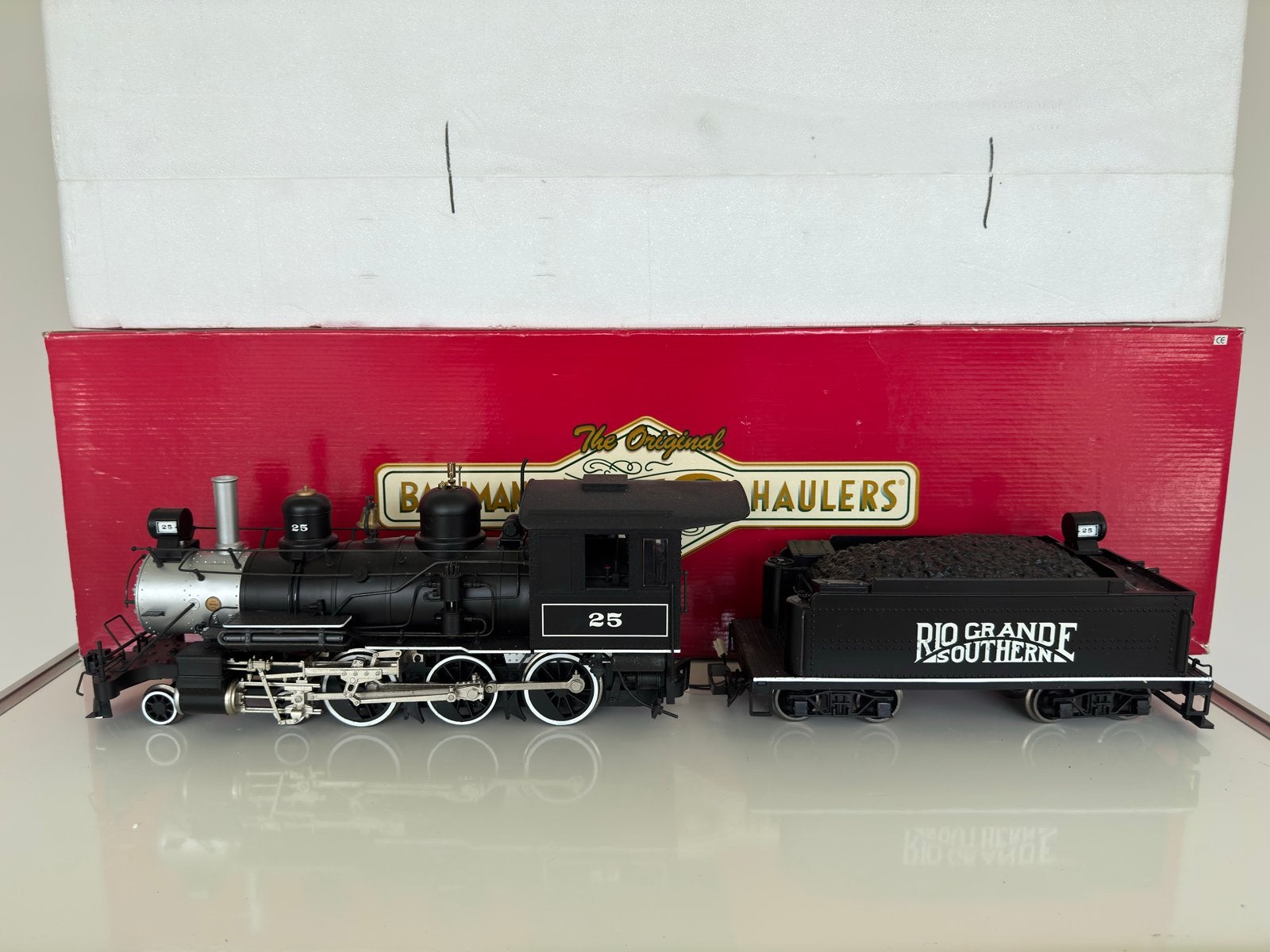 LGB, Bachmann 81094 stoomlocomotief met geluid & rook in OVP, Hobby en Vrije tijd, Ophalen of Verzenden, Zo goed als nieuw, LGB