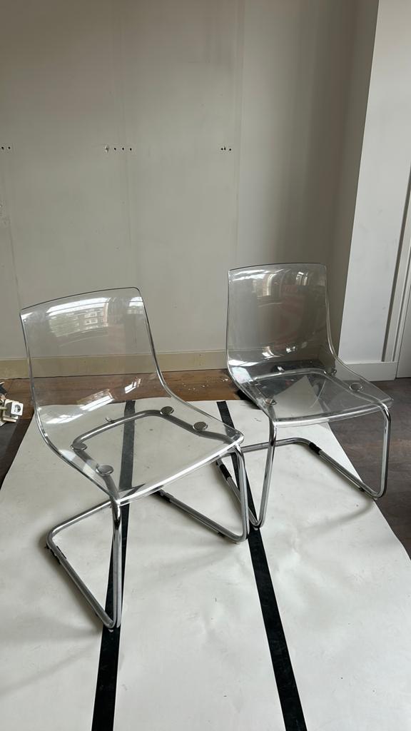 2X Ikea tobias eettafel stoel - prijs voor 2 stuks, Huis en Inrichting, Stoelen, Ophalen, Zo goed als nieuw, Twee