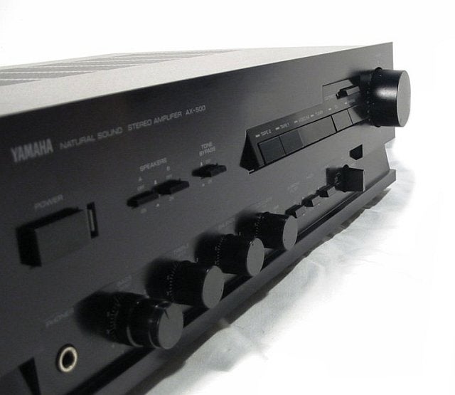 Top vintage YAMAHA AX-500 met MM & MC phono, Ophalen, Yamaha, Zo goed als nieuw, 120 watt of meer