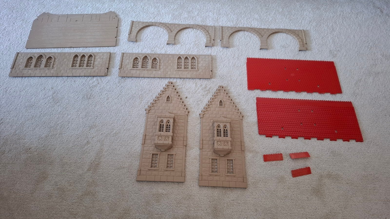 Vintage Play-Big Ridderslot / Kasteel Onderdelen (Jaren 70/8, Hobby en Vrije tijd, Ophalen, Gebruikt, Groter dan 1:32, Overige merken