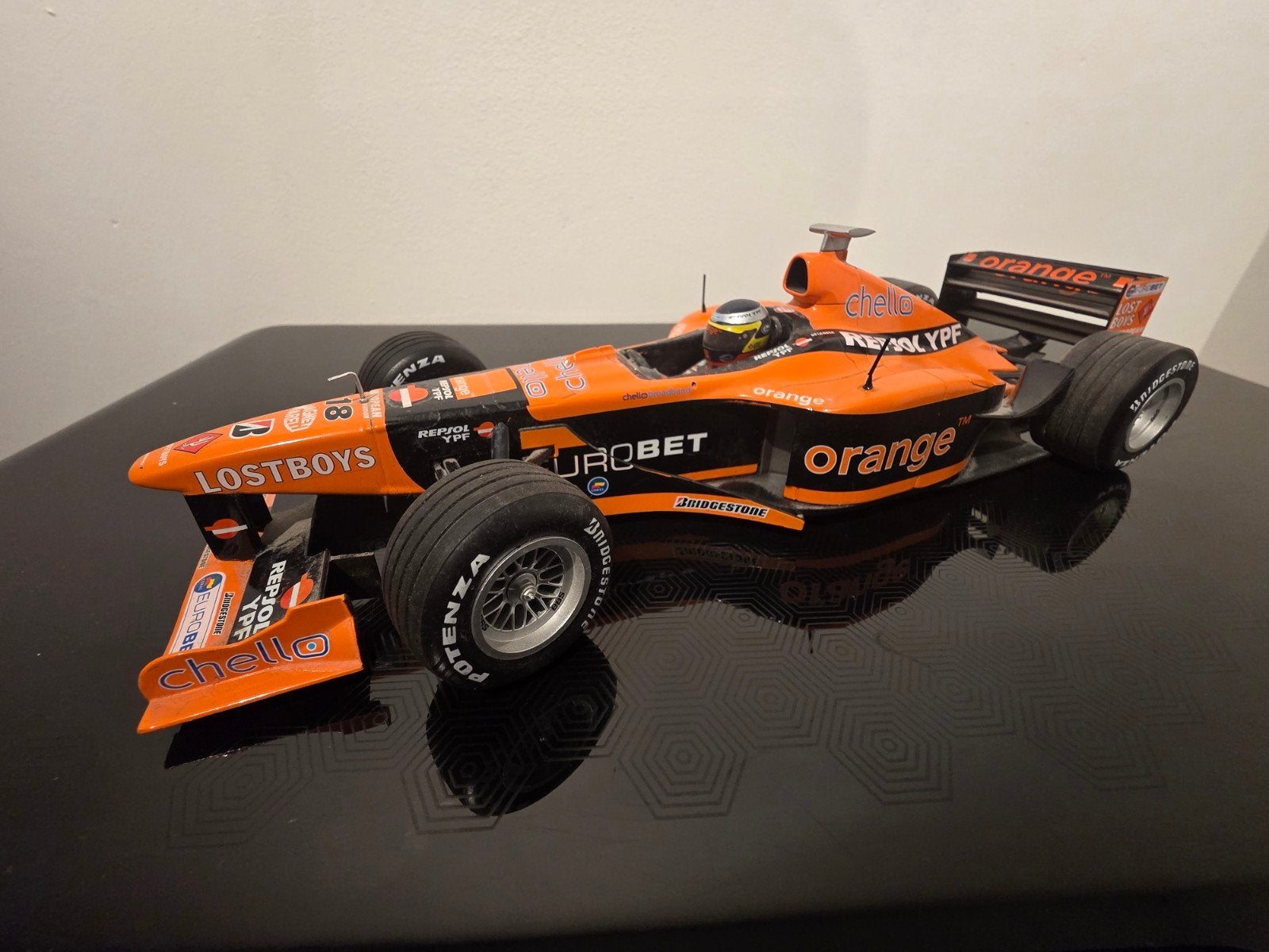 Arrows Supertec A21 F1 Minichamps 1:18, Ophalen of Verzenden, Zo goed als nieuw, Auto, MiniChamps