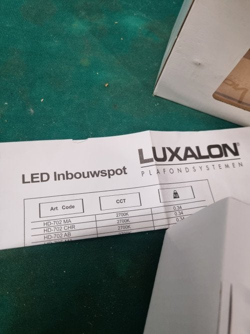 inbouwspot led hd-705 ab alu brushed, Ophalen of Verzenden, 'T Olde Gre-j, Info@toldegrej.nl, Endepoelstraat 20f Didam