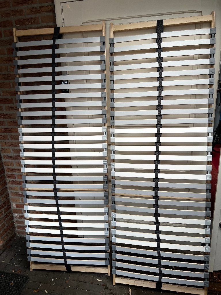 Lattenbodem, Ophalen, Gebruikt, 70 cm of minder, Tweepersoons