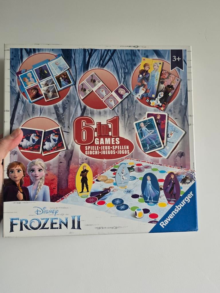 Disney Frozen 2 6-in-1 Spellenpakket Ravensburger, Een of twee spelers, Ophalen of Verzenden, Nieuw, Ravensburger