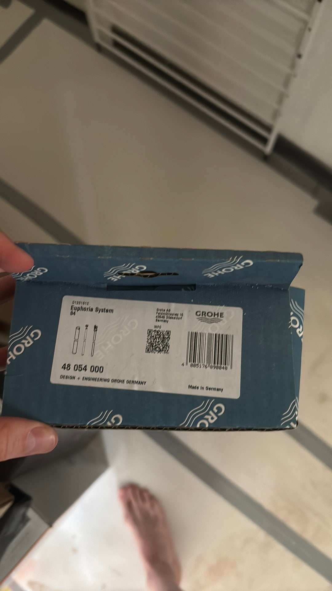 Grohe Euphoria Douchestang / douchepijp verkort -15 cm, Ophalen of Verzenden, Nieuw, Chroom, Douche