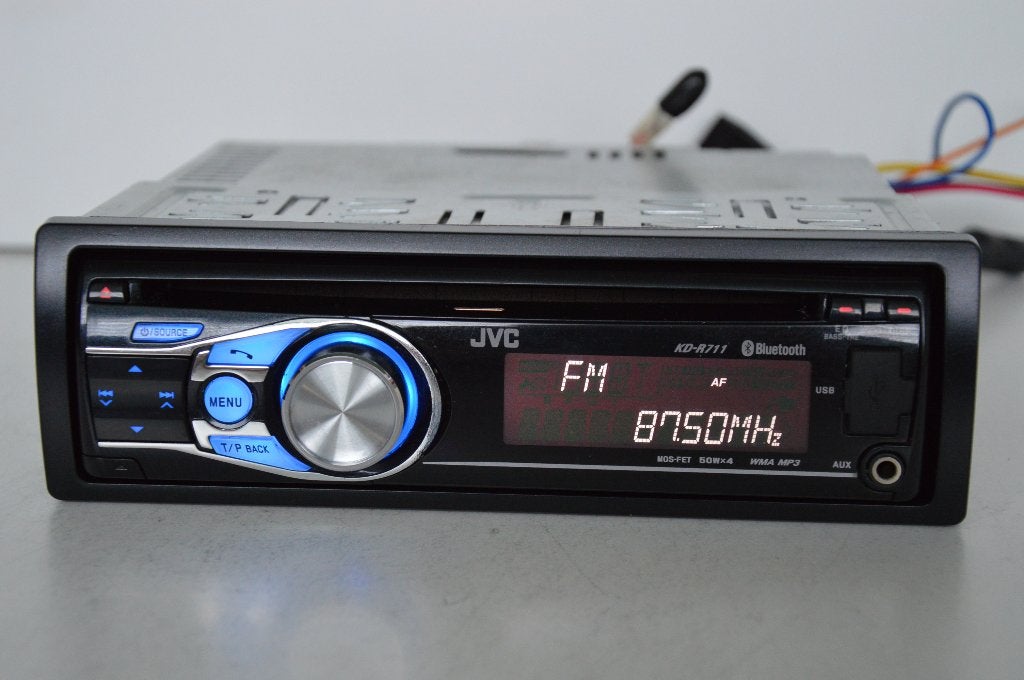 JVC  KD-R711  MP3  AUX  USB  BLUETOOTH, Ophalen of Verzenden, Gebruikt