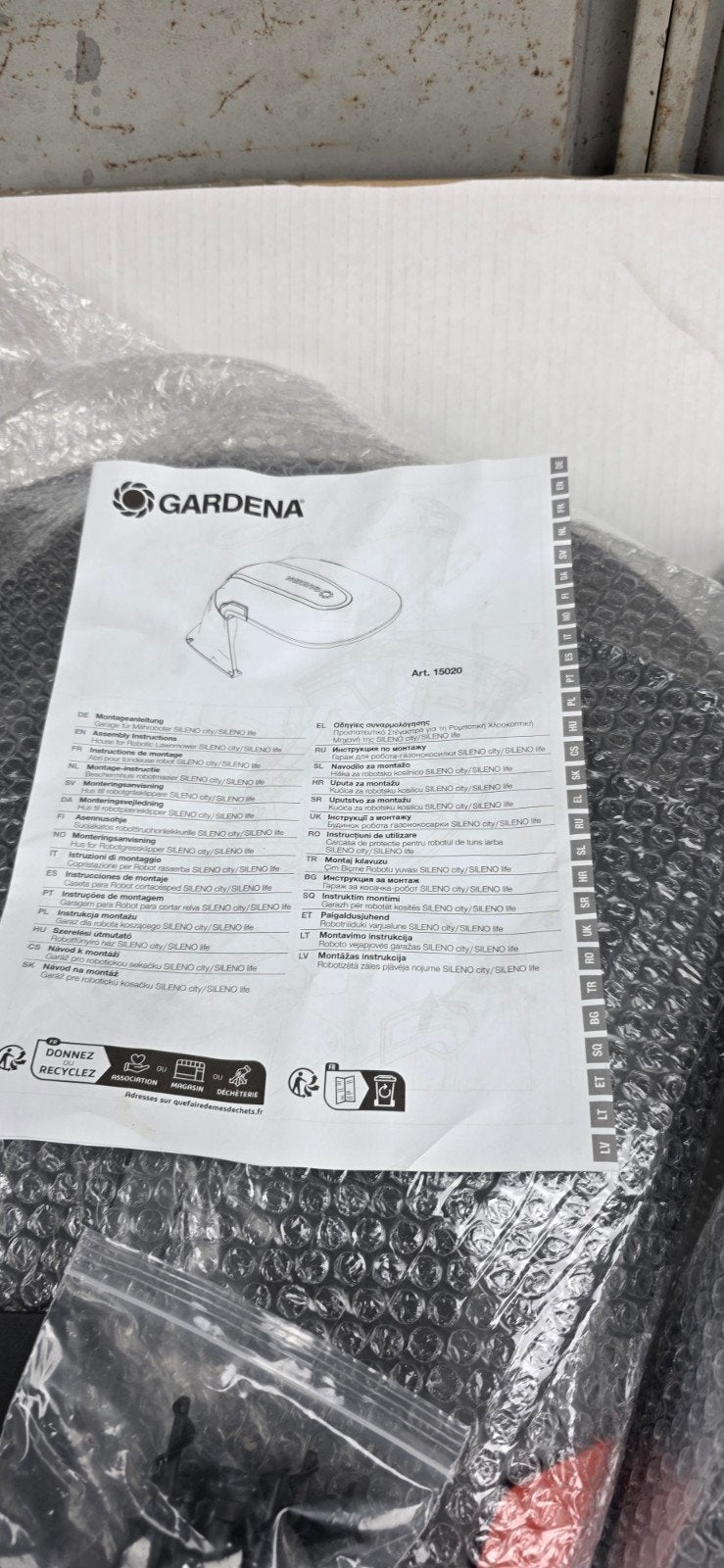 Gardena 15020-20, Ophalen, Nieuw