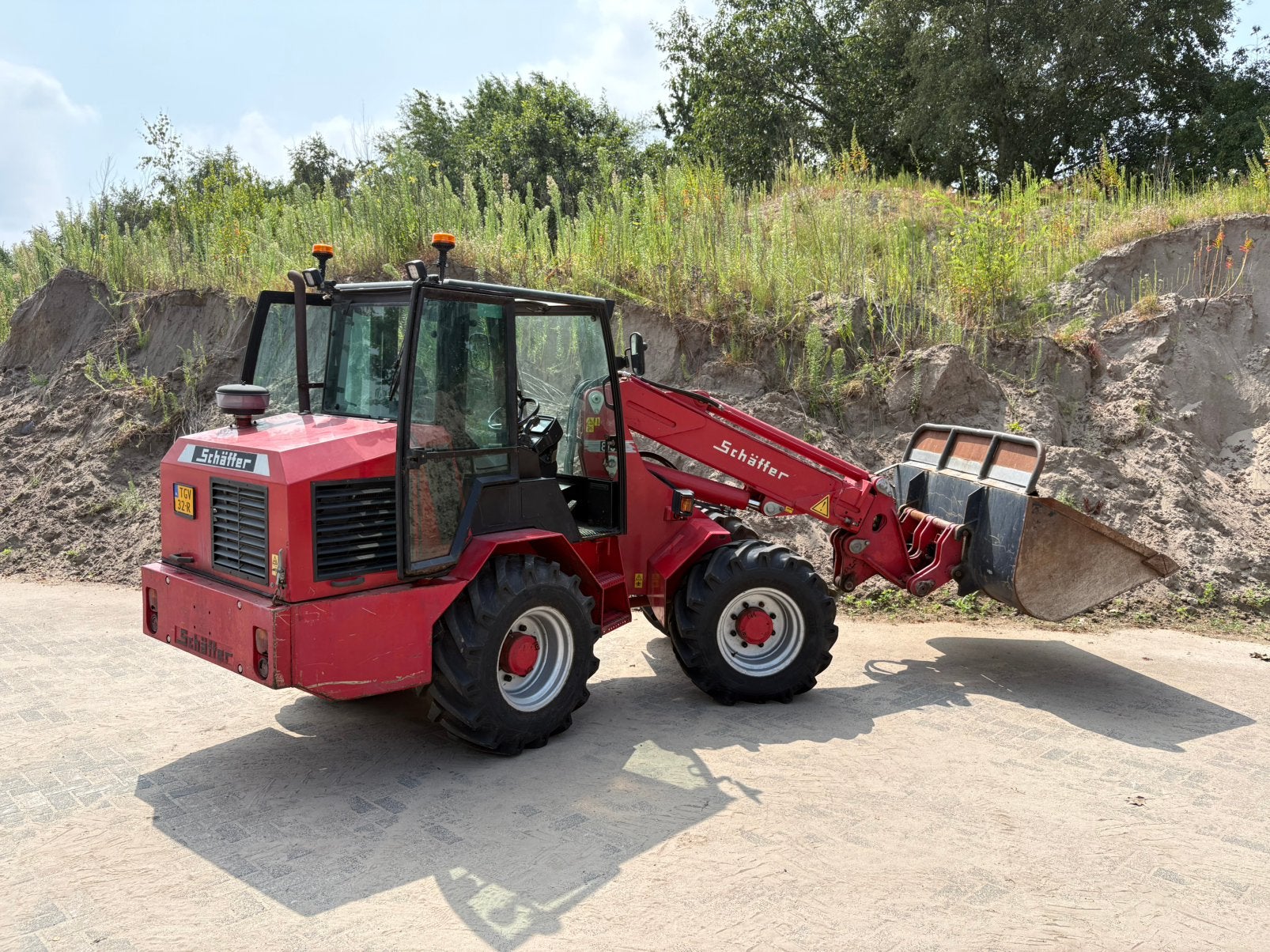 Schäffer 870 T shovel | Telescopische giek | Nette staat, Ophalen, Overige, Schäffer, Overige typen