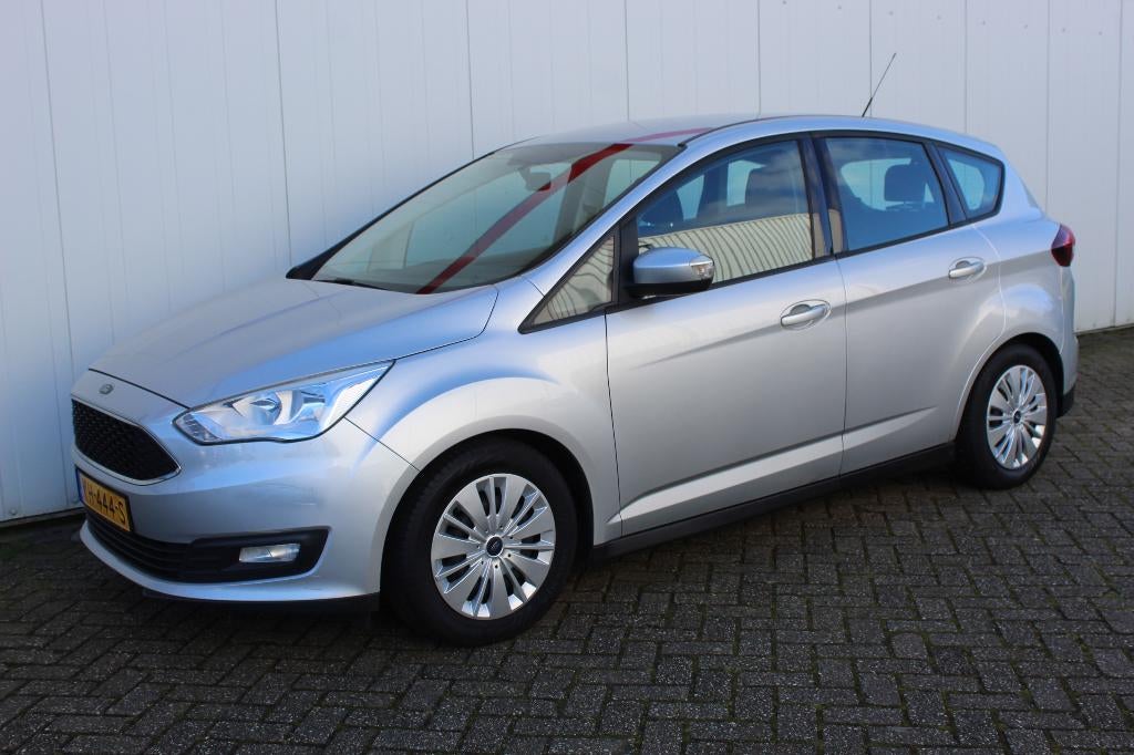 Ford C-Max 1.0 EcoBoost 125pk NW MODEL AIRCO ZEER MOOI ! !, Auto's, Voorwielaandrijving, Zwart, Handgeschakeld, 3 cilinders