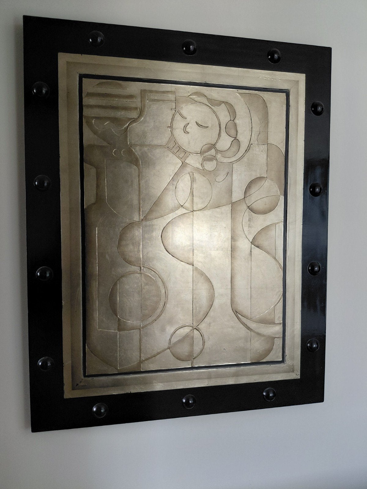 Houten kunst van Van Til Alkmaar, Ophalen, Wanddecoratie, Zwart, 1 meter - 2 meter
