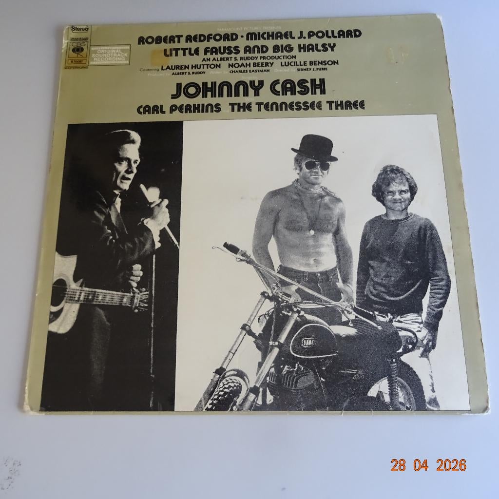 Little Fauss and Big Halsey - Johnny Cash, Carl Perkins, Gebruikt, Verzenden, Originele persing, 12 inch