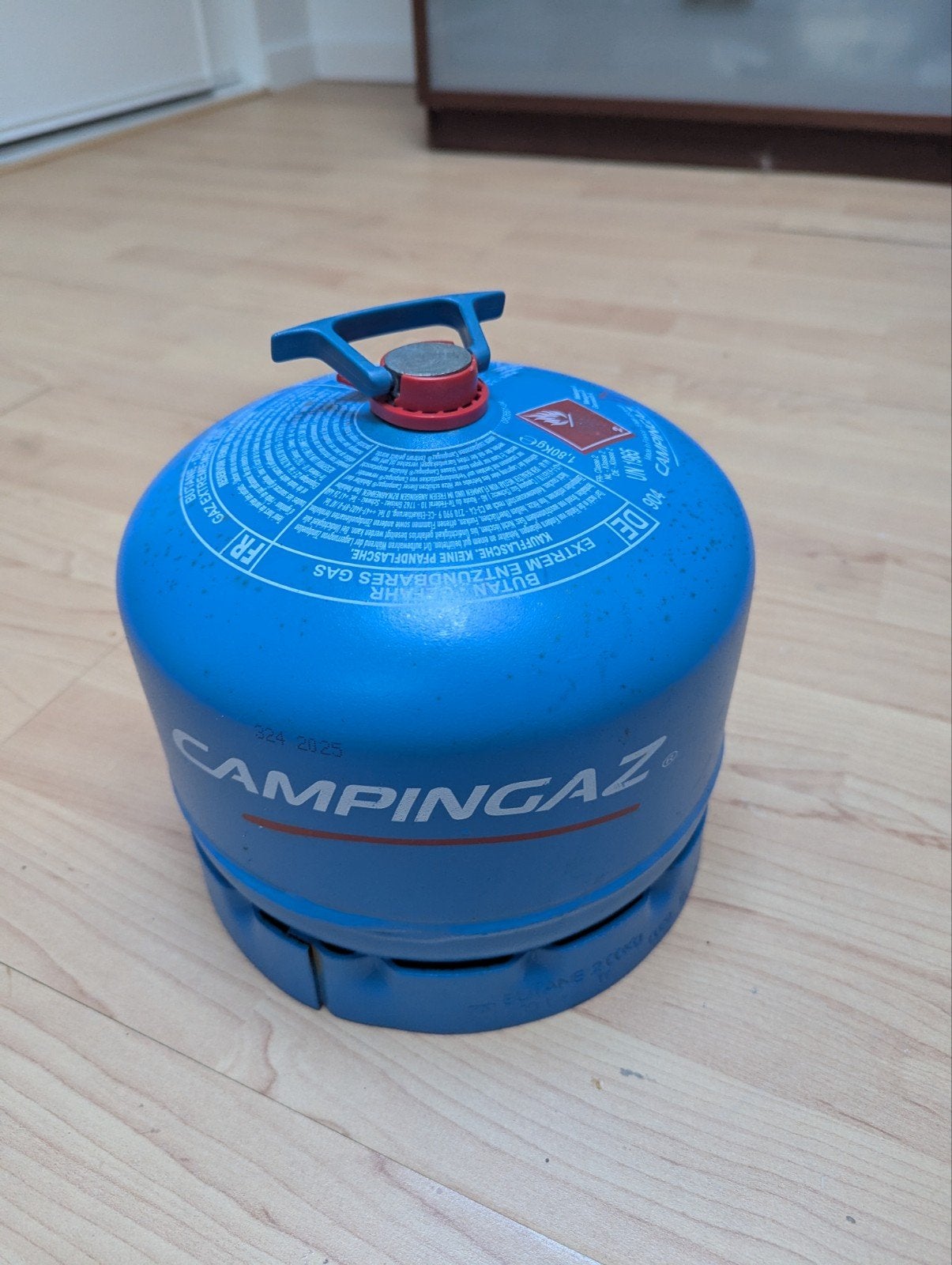 Campingaz 904 gasfles - Vol en geseald, Caravans en Kamperen, Kampeeraccessoires, Ophalen, Zo goed als nieuw