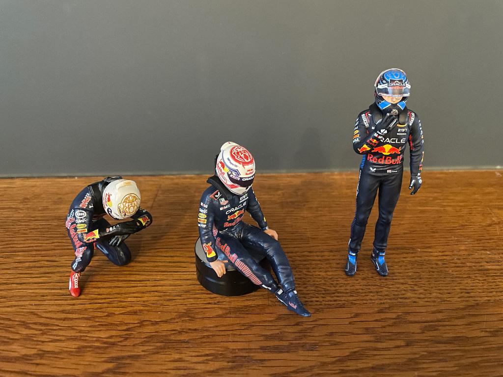 Max Verstappen 1:18 Figuren, Hobby en Vrije tijd, Modelauto's | 1:18, Ophalen of Verzenden, MiniChamps