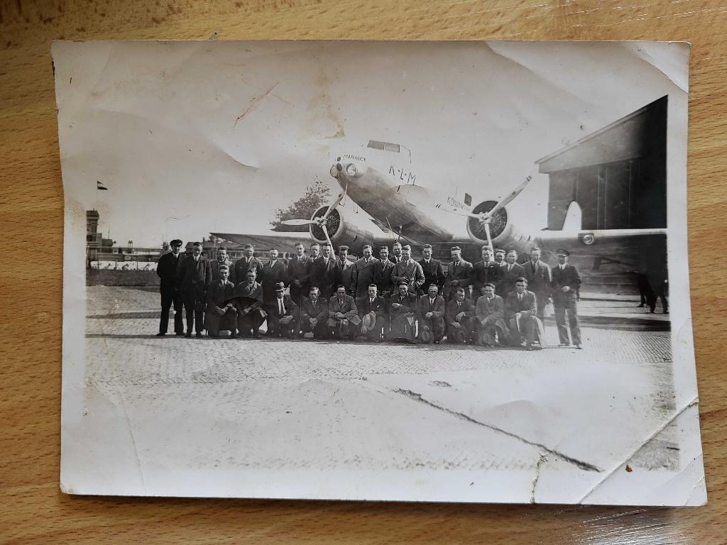 KLM DC-2 MARABOE - Zeer zeldzame foto ca. 1935 Vliegtuig, Gebruikt, Foto, Ophalen of Verzenden, Voor 1940