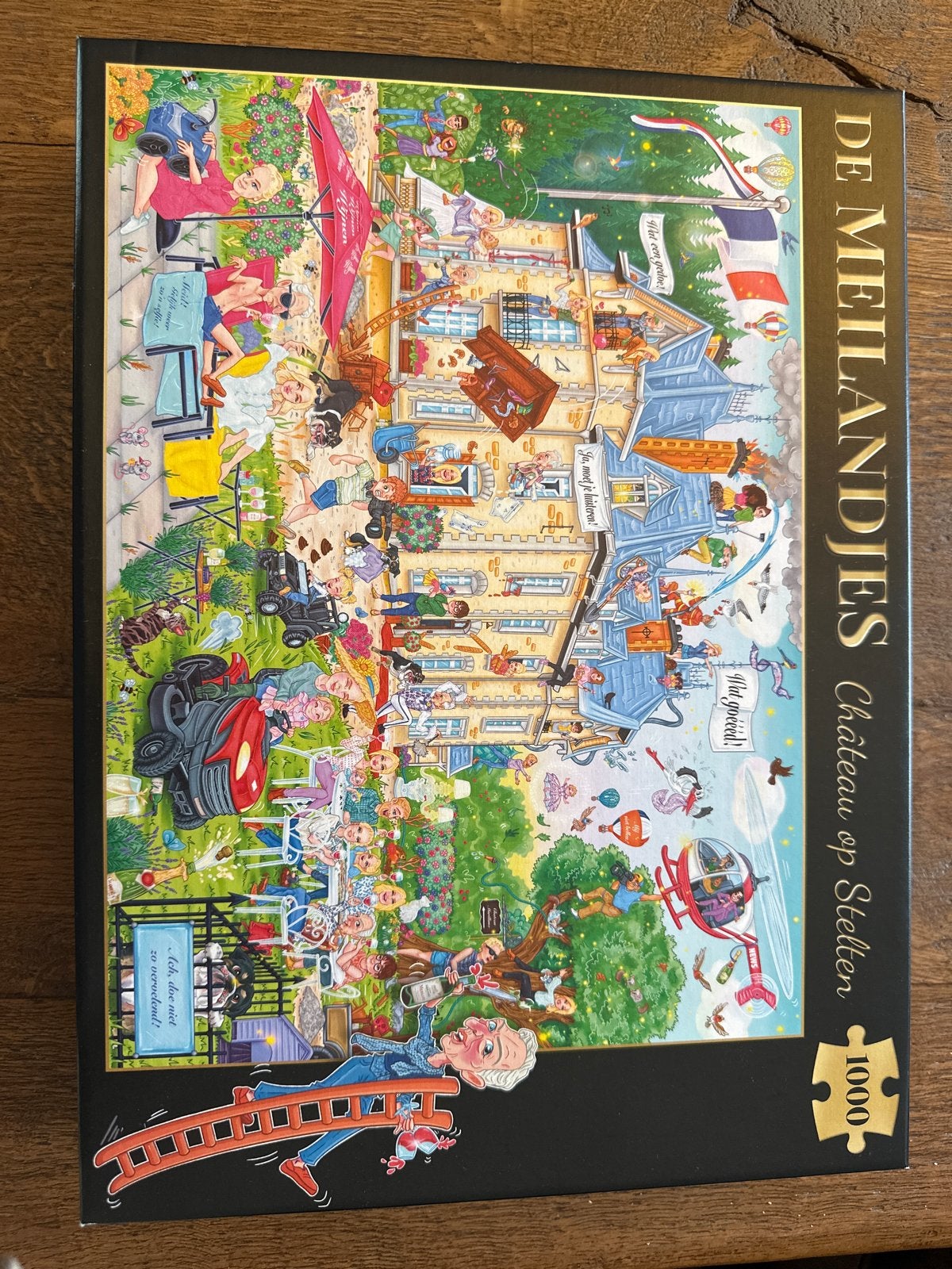 De Meilandjes - Château op Stelten Legpuzzel 1000 stukjes, Hobby en Vrije tijd, Ophalen, 500 t/m 1500 stukjes, Zo goed als nieuw