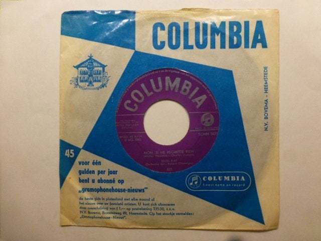 Edith Piaf. Non, je ne regrette rien. / Les mots d' amour., Ophalen of Verzenden, Gebruikt, 7 inch, Pop