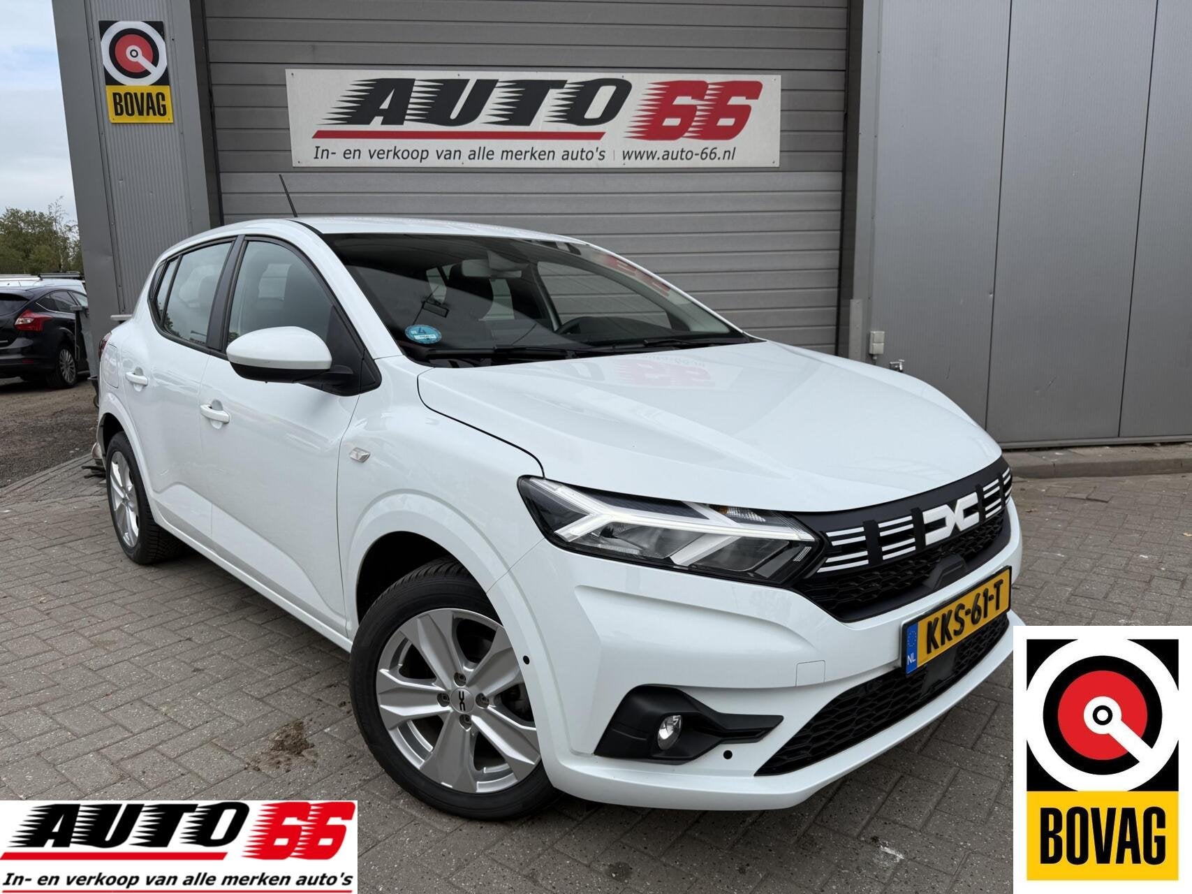 Dacia Sandero 1.0 TCe 100 ECO-G Expression LPG G3, Auto's, Voorwielaandrijving, Stof, Gebruikt, Met garantie (alle)