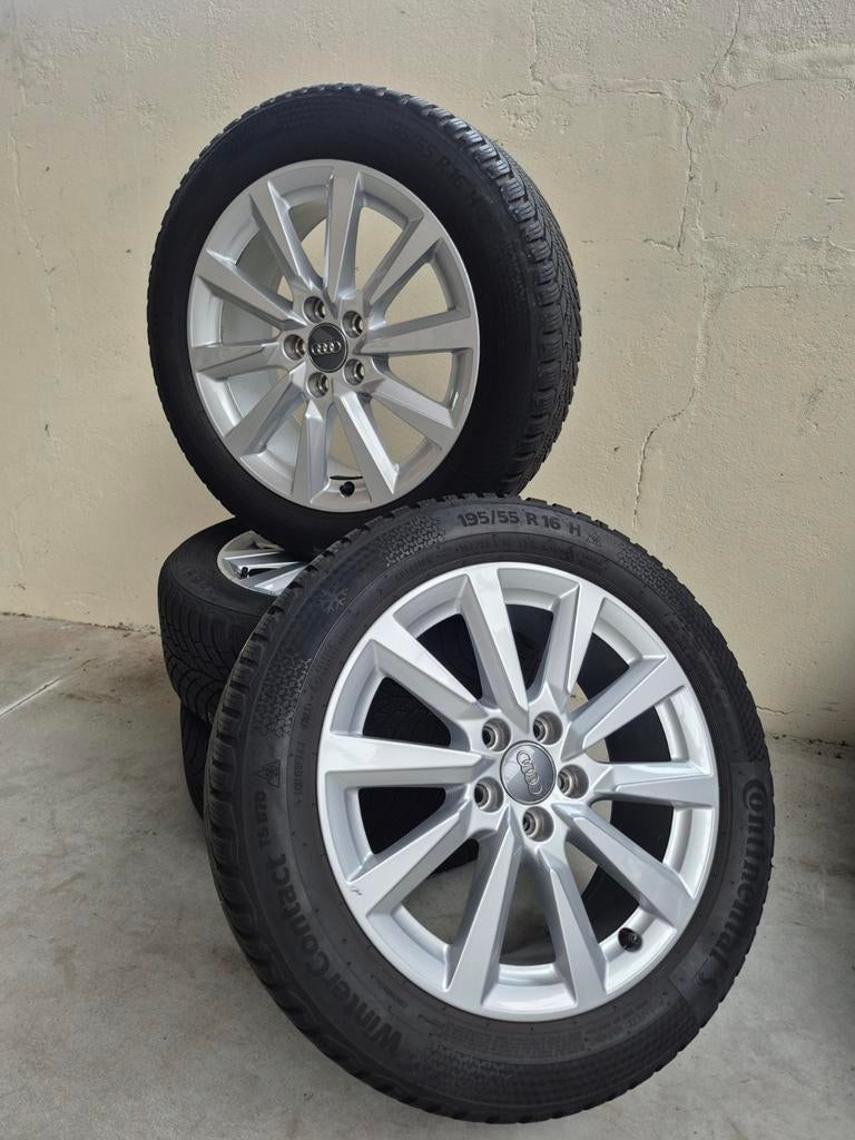 Audi A1 5x100  82A 601025C 195 55 16, Ophalen, Gebruikt, Audi