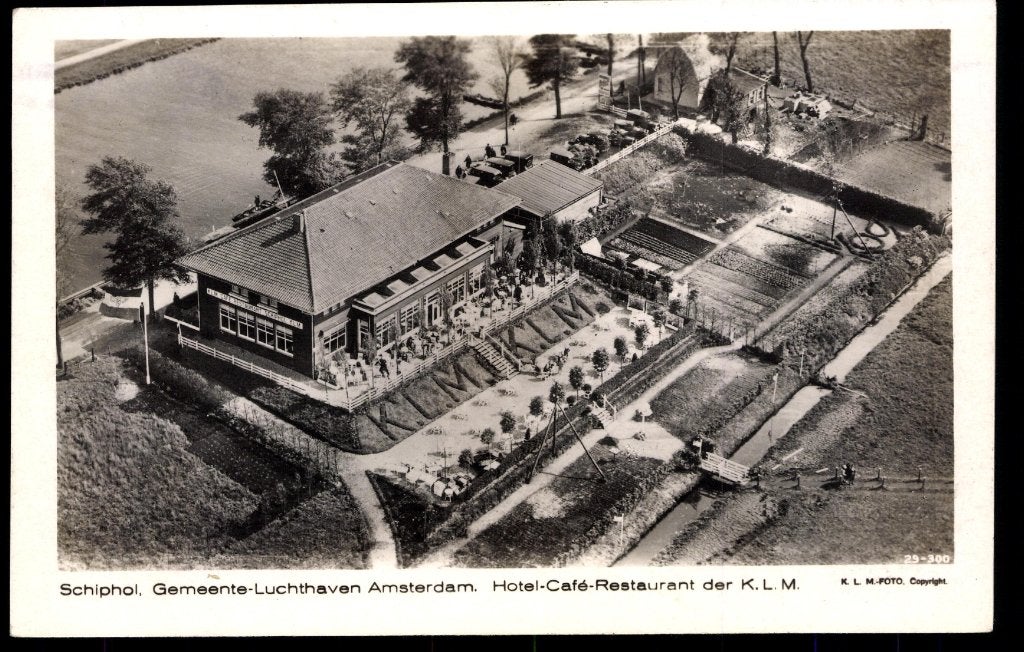 Amsterdam, Luchthaven Schiphol, Hotel der K.L.M., gel. 1931, Verzamelen, Verzenden, 1920 tot 1940, Gelopen, Noord-Holland