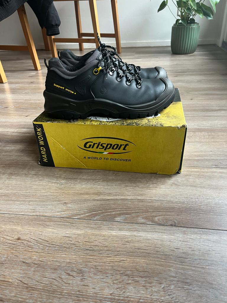 Grisport Werkschoenen Zwart - Maat 44, Doe-het-zelf en Verbouw, Veiligheidskleding, Ophalen, Nieuw