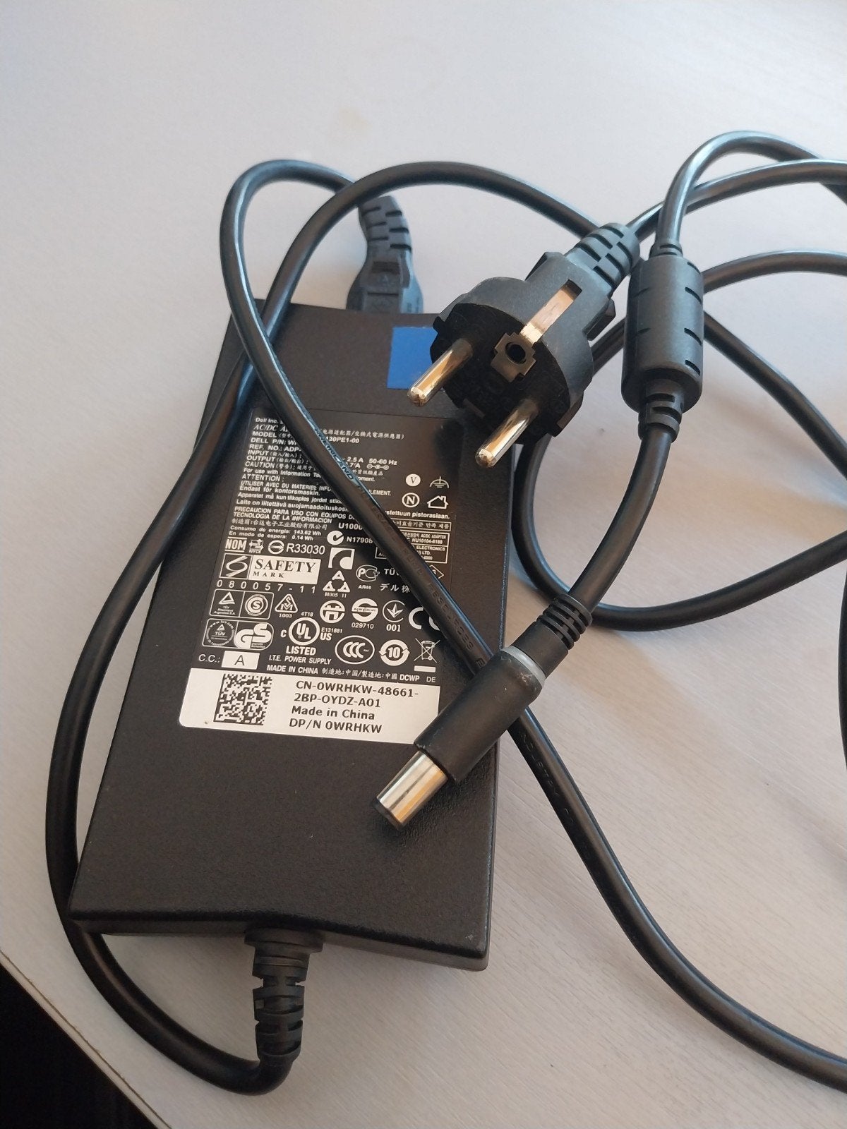 Dell AC Adapter DA130PE1-00 OWRHKW, Ophalen of Verzenden, Gebruikt, Dell