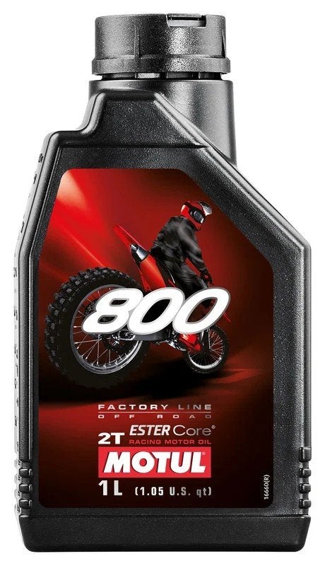 12x Motul 800 2T Ester Core Off Road Racing Motorolie 1L, Ophalen of Verzenden