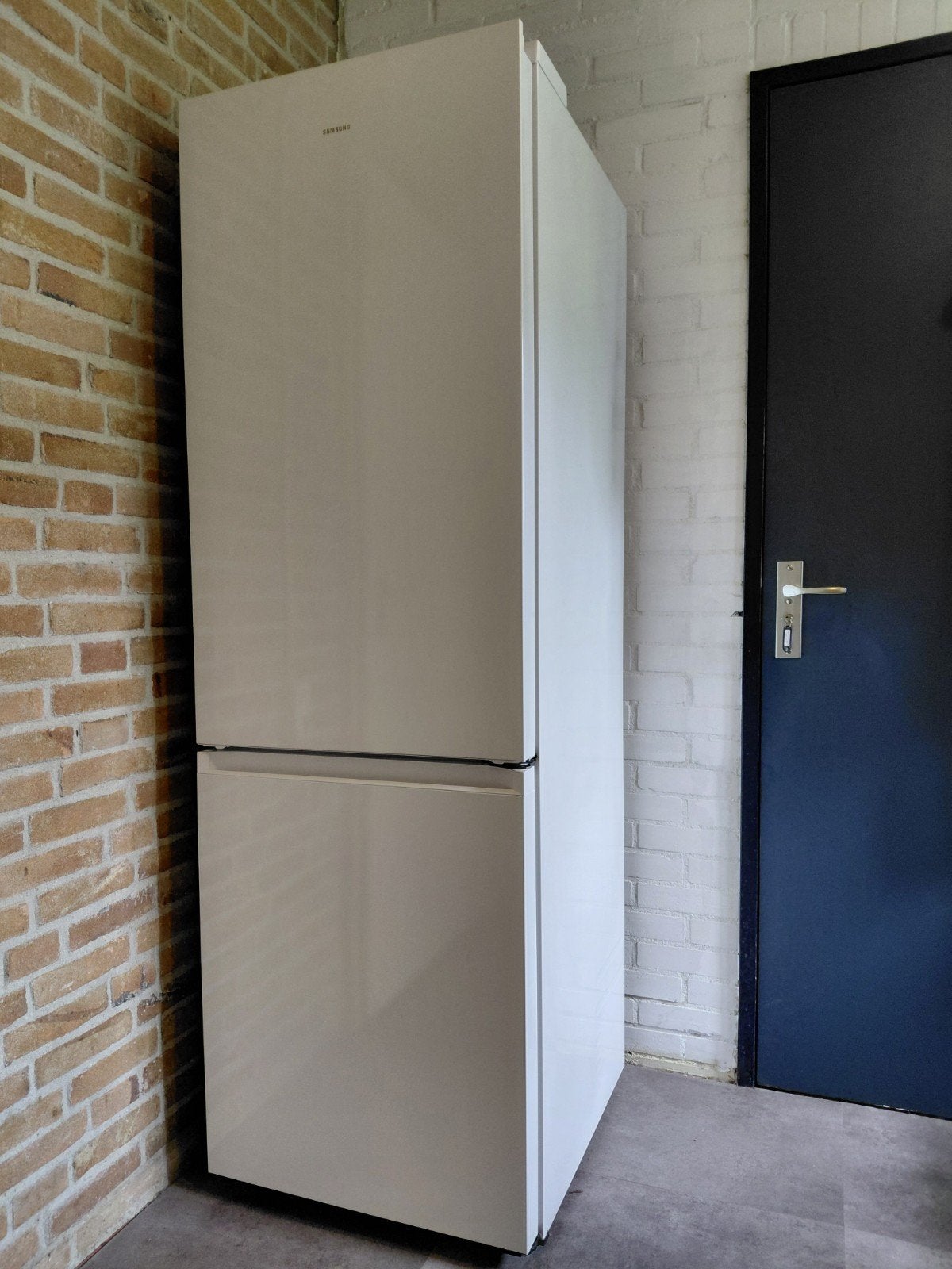 Samsung koel-vries combinatie, Witgoed en Apparatuur, Koelkasten en IJskasten, 200 liter of meer, Met aparte vriezer, Zo goed als nieuw
