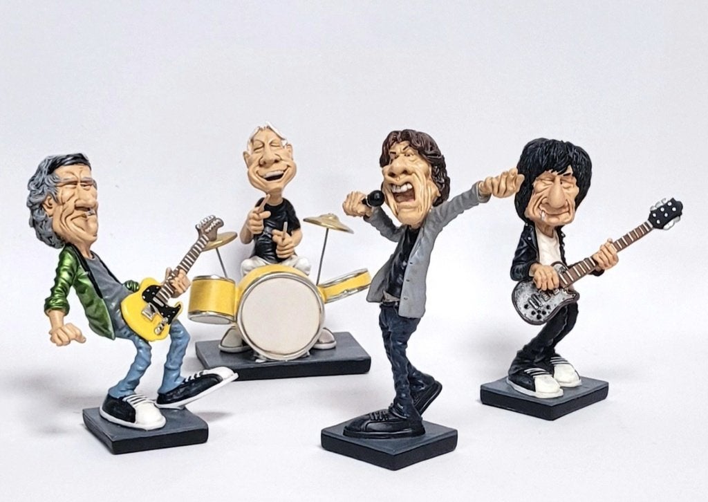Mick Jagger Rolling Stones beeldje by Warren Stratford deco, Info@deconoord.nl, Deco Noord, Nieuw, Ophalen of Verzenden