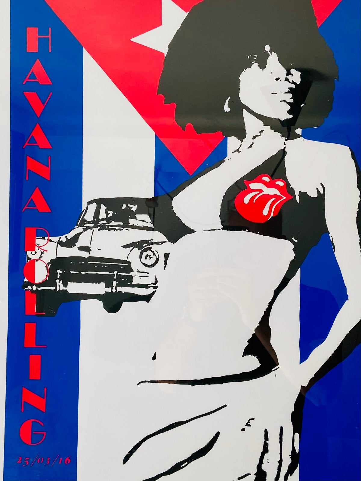 Rolling Stones Cuba Concert Poster - Nieuw, 50 – 75, Nieuw, Ophalen of Verzenden, Foto of Poster