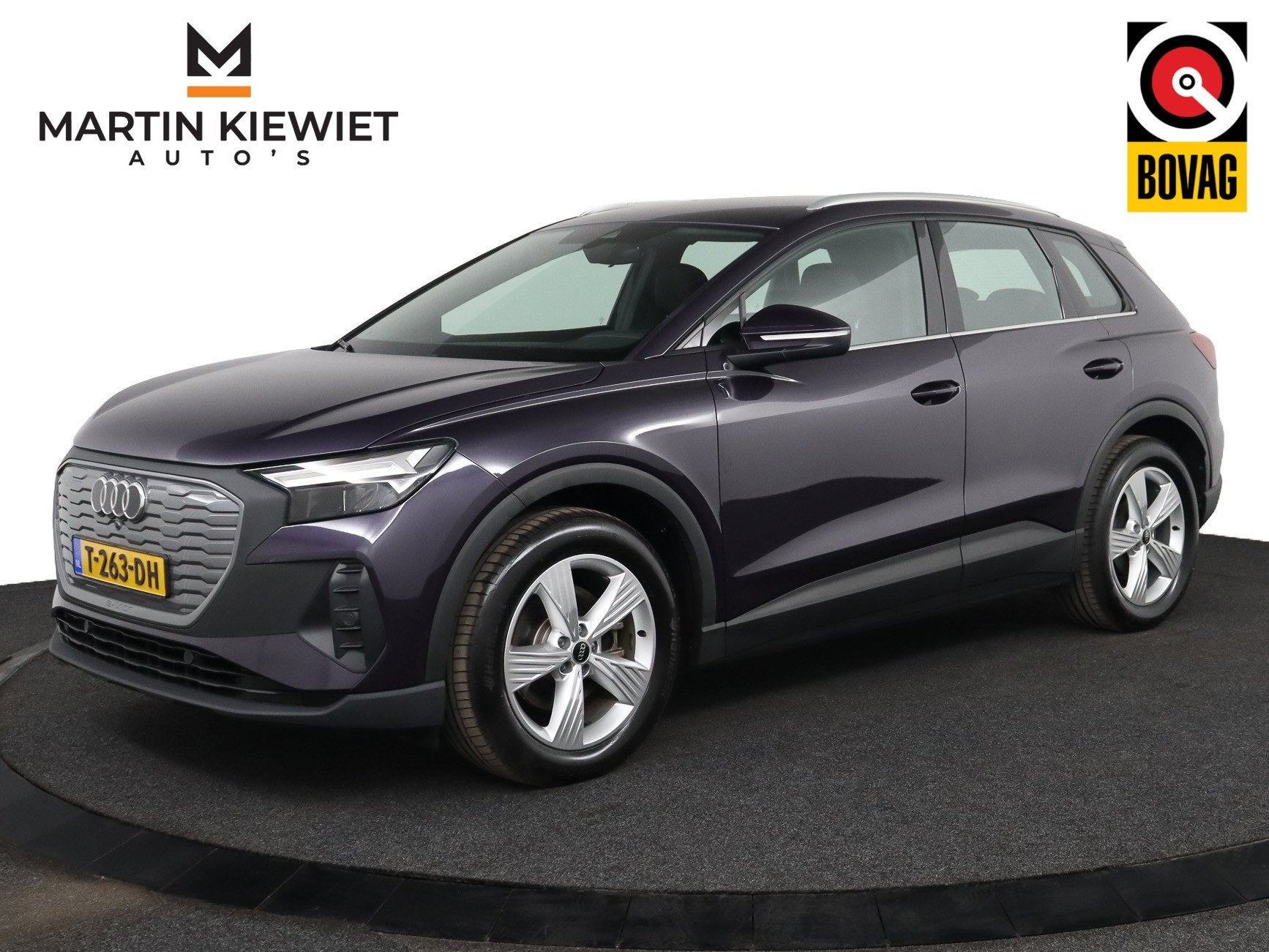 Audi Q4 e-tron 35 Edition|SOH 93%|Stoelverwarming, Auto's, Dealer onderhouden, Achterwielaandrijving, Zwart, Overige kleuren