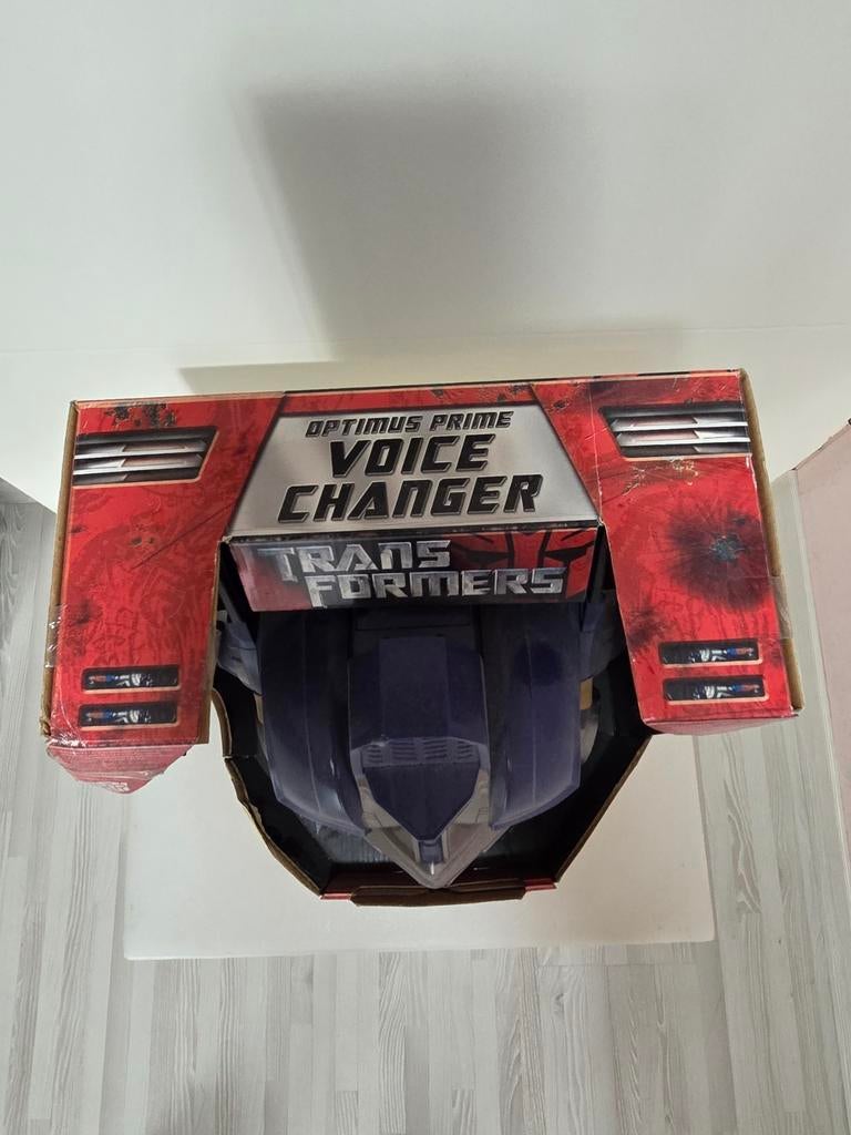 Transformers Optimus Prime Voice Changer Helm, Verzamelen, Transformers, Zo goed als nieuw, Overige generaties, Autobots, Ophalen