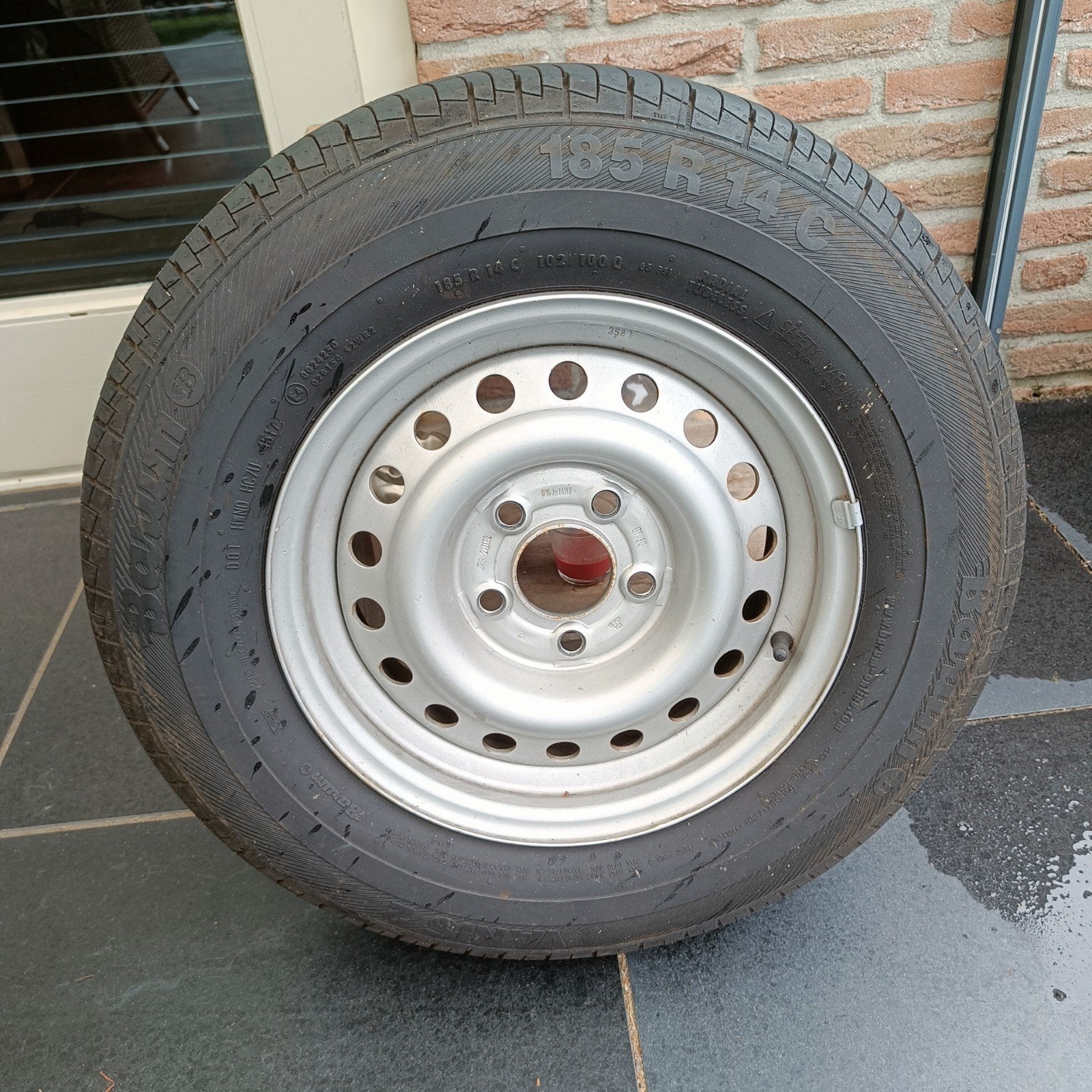 (reserve)wiel aanhanger 185 R14C 5 Gaats IZGST!, Ophalen, Zo goed als nieuw