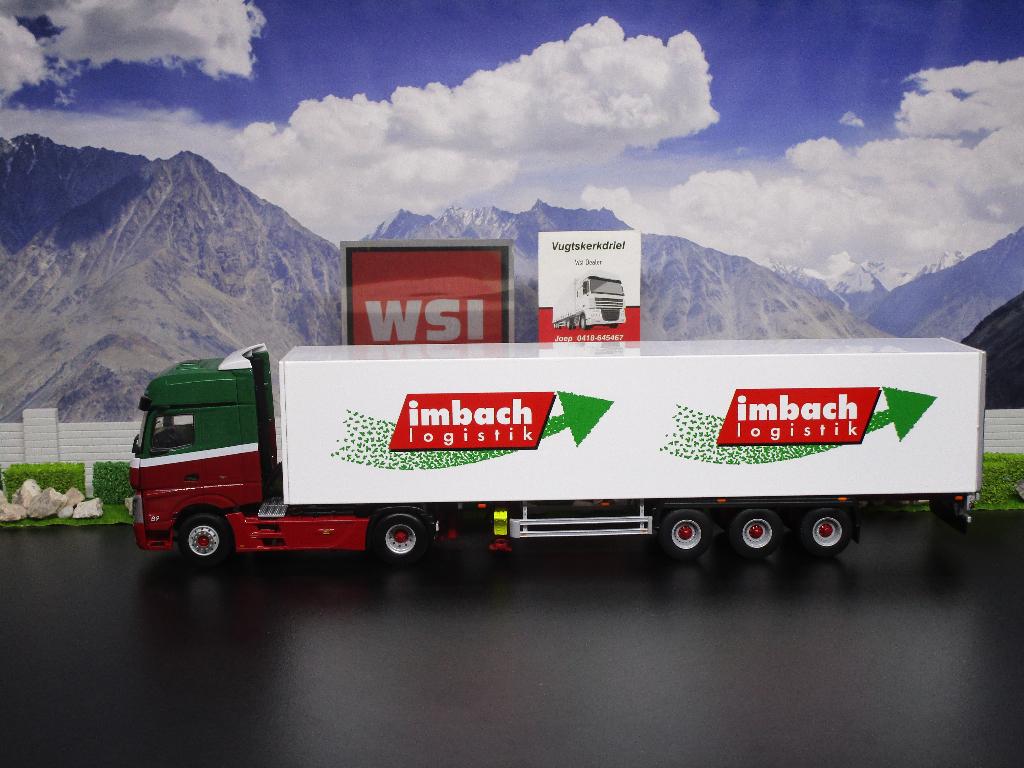 Wsi 01-3751 Mercedes-Benz Actros MP5 Big Space , Imbach, Ophalen, Nieuw, Bus of Vrachtwagen, Wsi