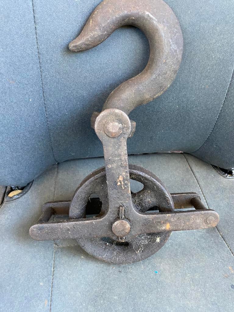 Vintage katrol, Ophalen, Gebruikt
