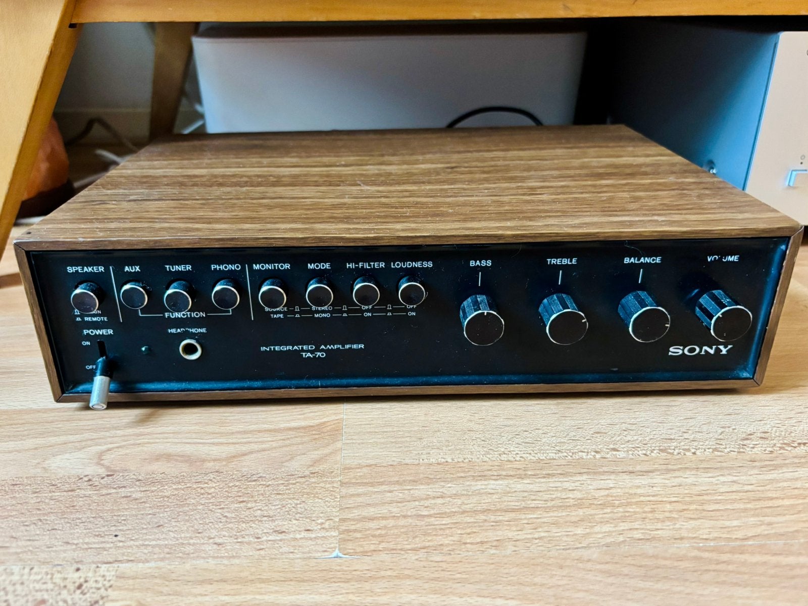 Sony TA-70 vintage versterker, Ophalen, Gebruikt, 50 tot 100 watt